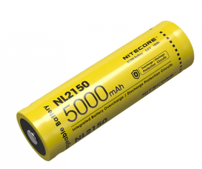 Акумулятор Nitecore NL2150 Li-Ion 21700 3.6V (5000mAh) захищений